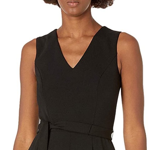 Black Cropped Wide Leg Jumper S - Picture 2 of 2